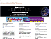 Tablet Screenshot of cosmopolis.ch